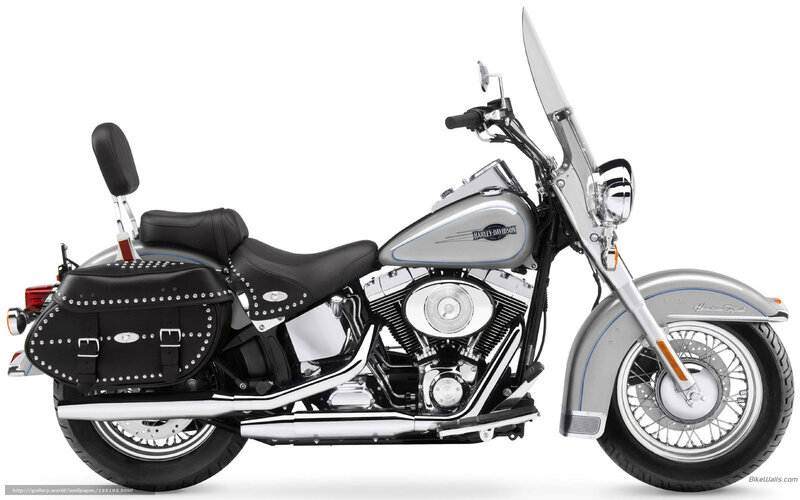 Silver Harley-davidson Motorcycle — Neutral, Photograph, Saddlebags, Windshield