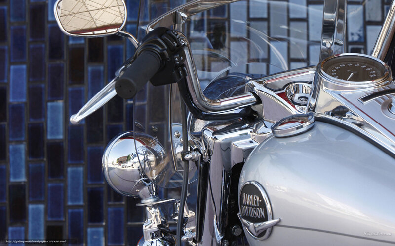 Silver Harley-davidson Motorcycle — Reflective