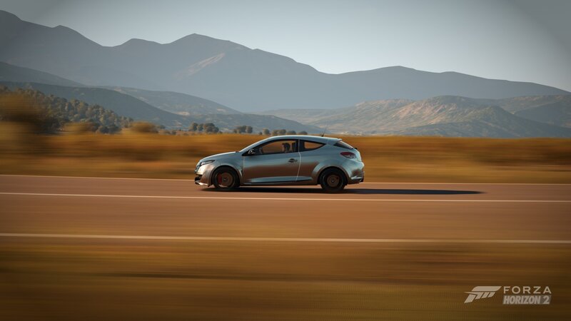 Silver Hatchback Car — Brown