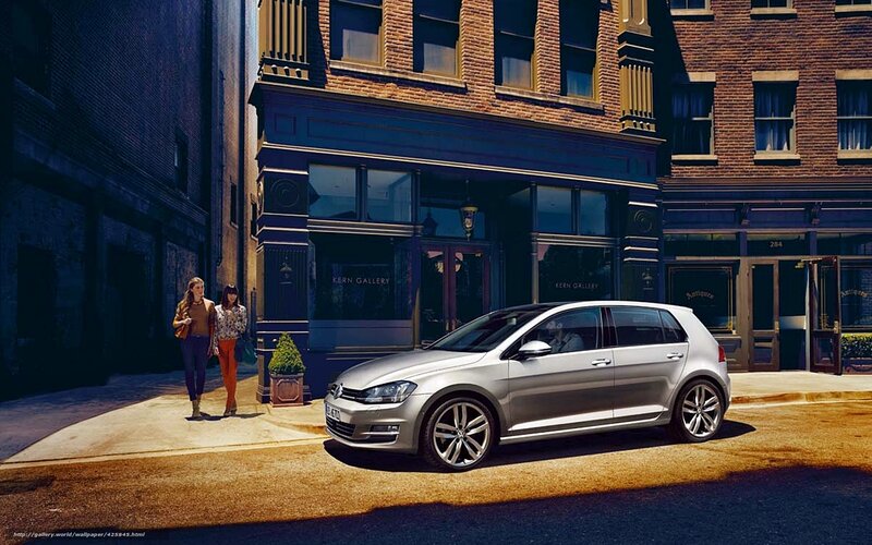 Silver Hatchback Car — Dramatic