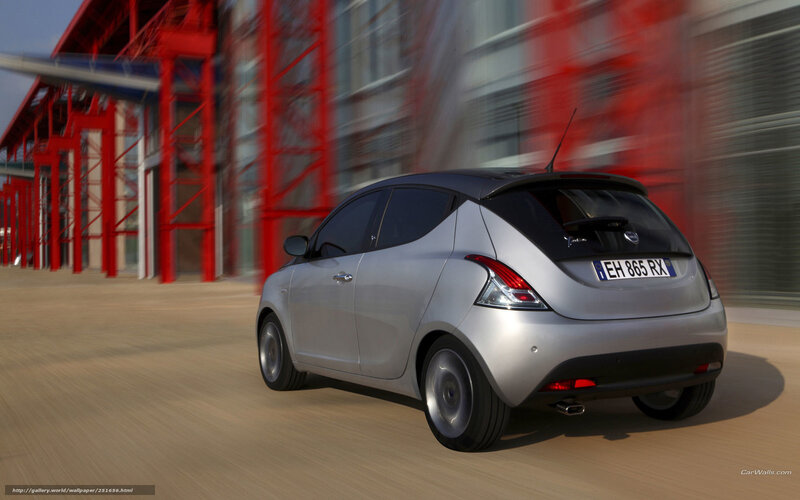 Silver Hatchback Car — Dynamic, Afternoon, Photograph, Building