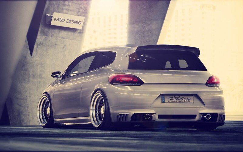 Silver Hatchback Car — Gray, Dramatic, Photograph, Concrete Structure
