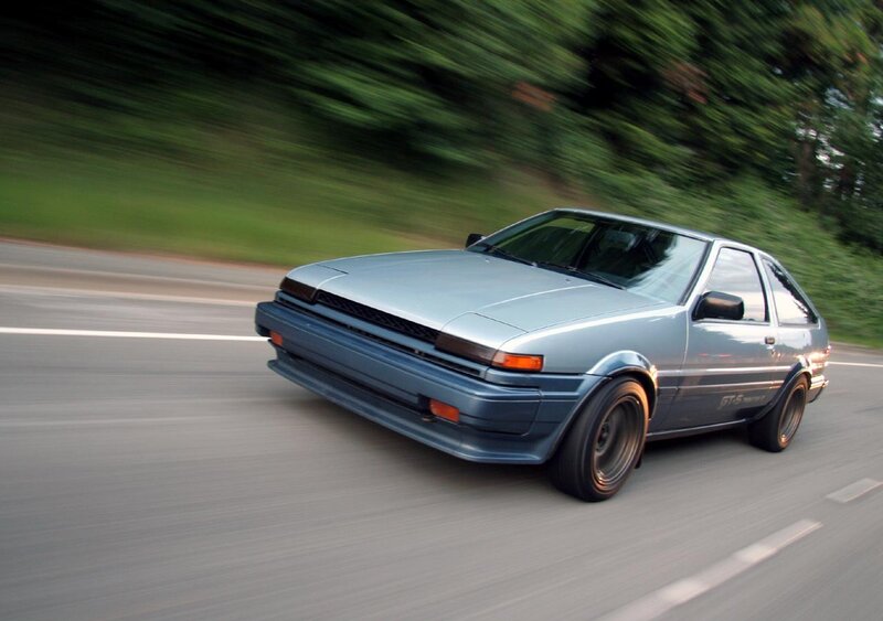 Silver Hatchback Car — Gray, Dynamic, Afternoon, Photograph, Road