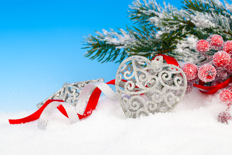 Silver Heart Ornament