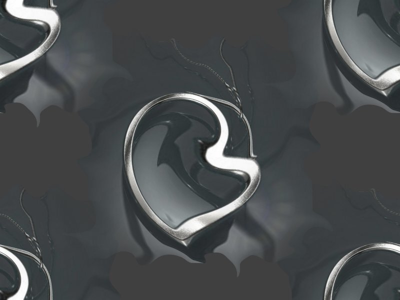 silver heart pendant