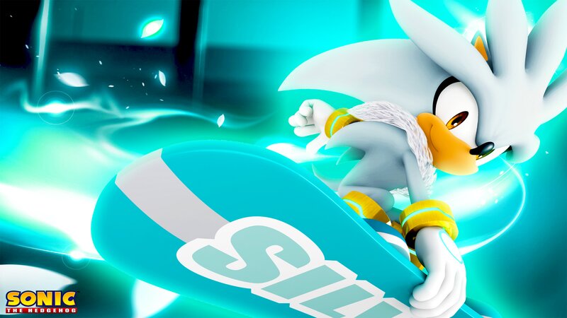 Silver Hedgehog Character — Cyan