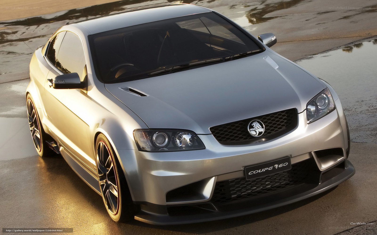 Silver Holden Coupe 60