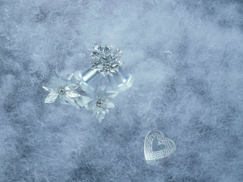 Silver Holiday Ornaments — Calm