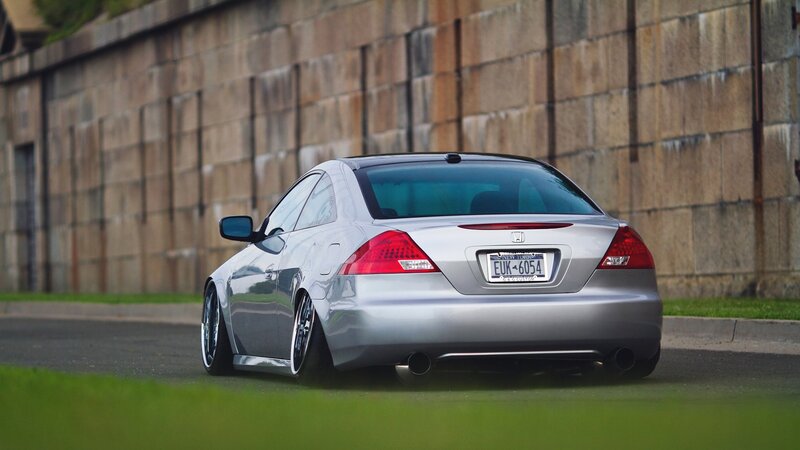 silver Honda Accord coupe