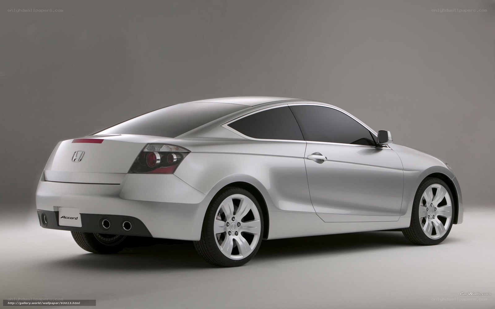 Silver Honda Accord Coupe