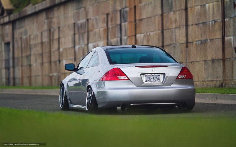 silver honda accord coupe
