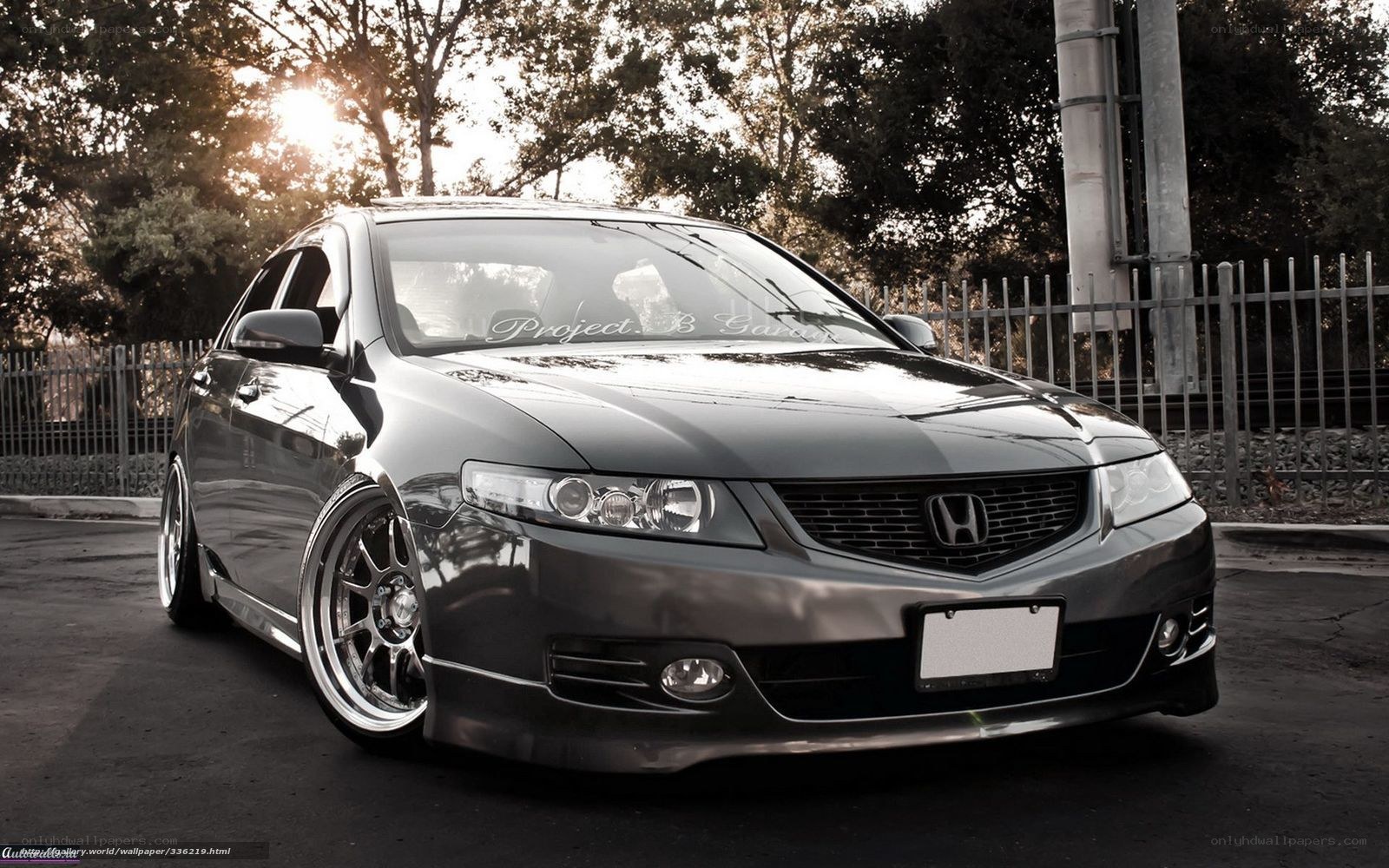 silver honda accord