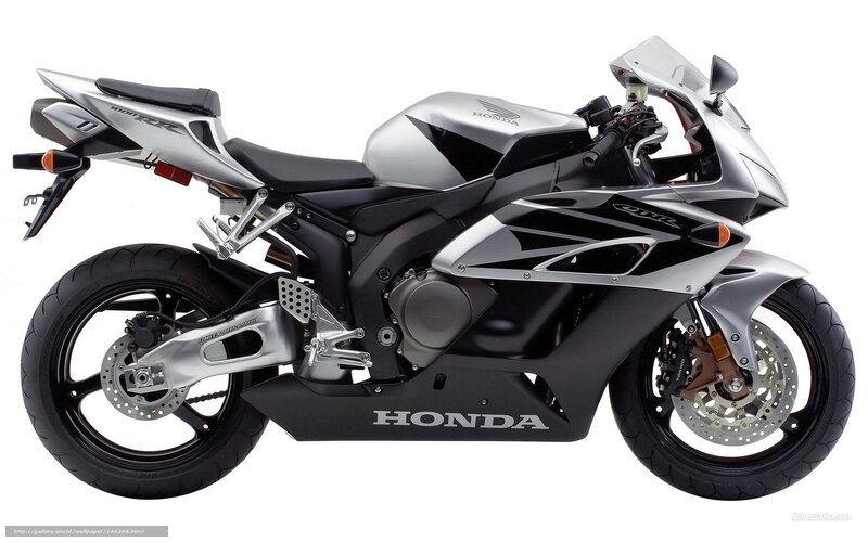 Silver Honda CBR Motorcycle — Neutral