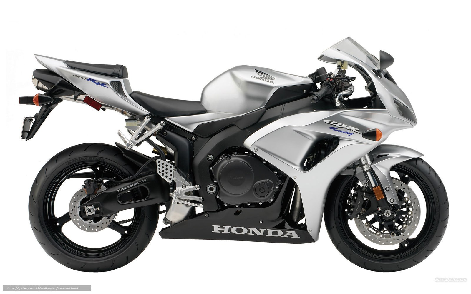 silver honda cbr1000rr motorcycle