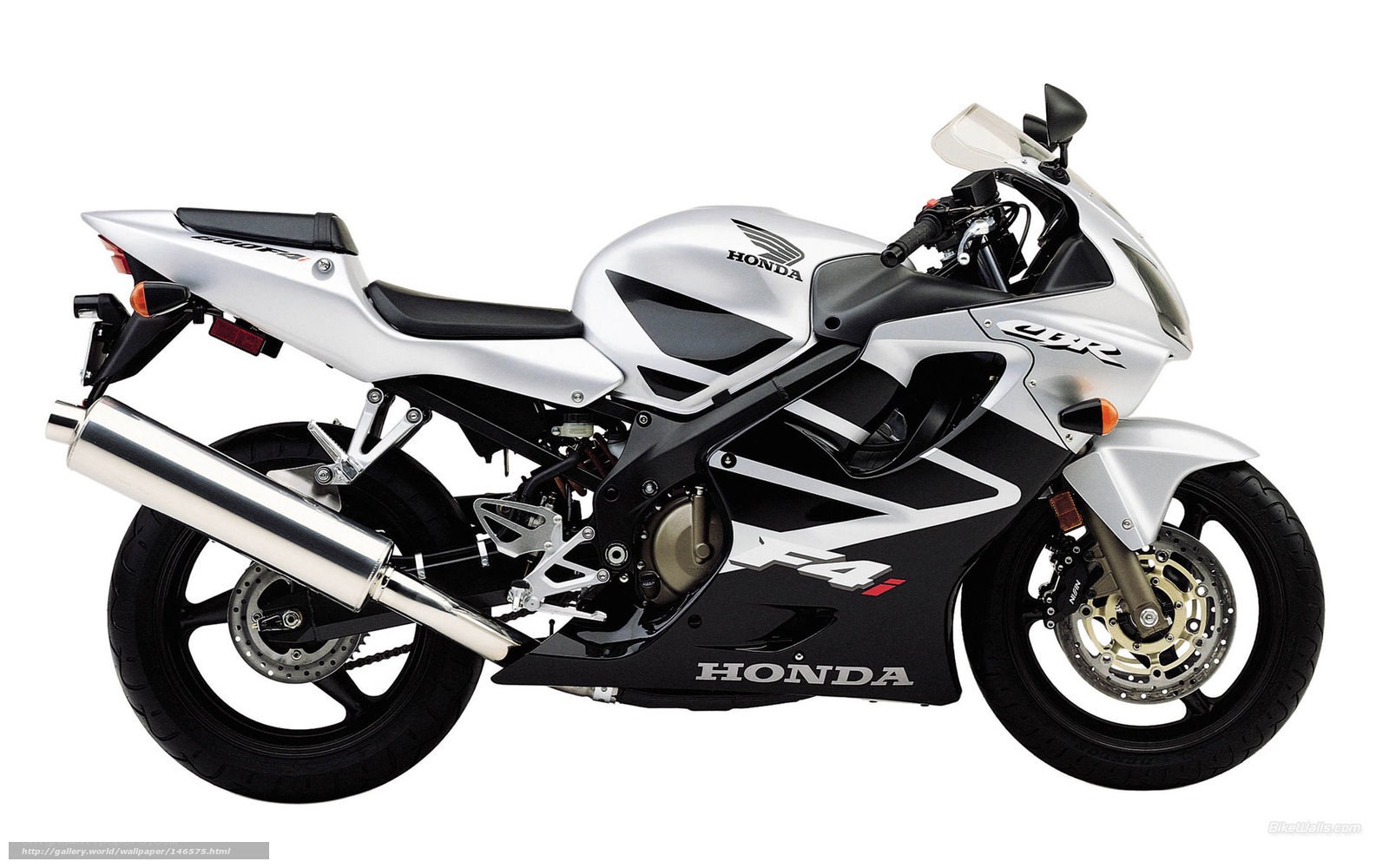 Silver Honda CBR400 motorcycle