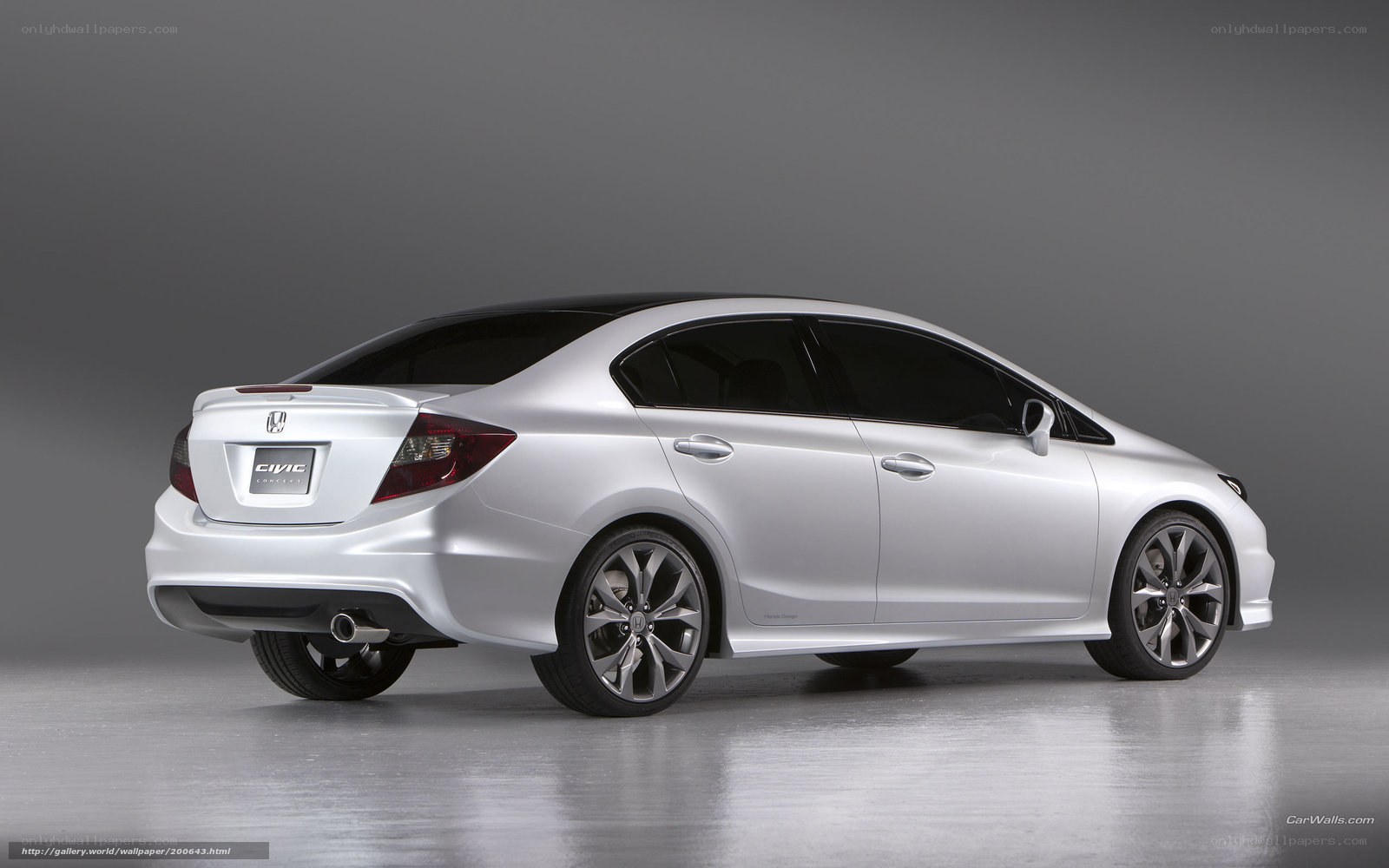 Silver Honda Civic Concept