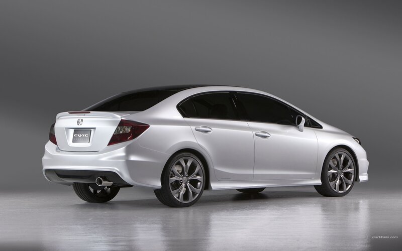 Silver Honda Civic Concept