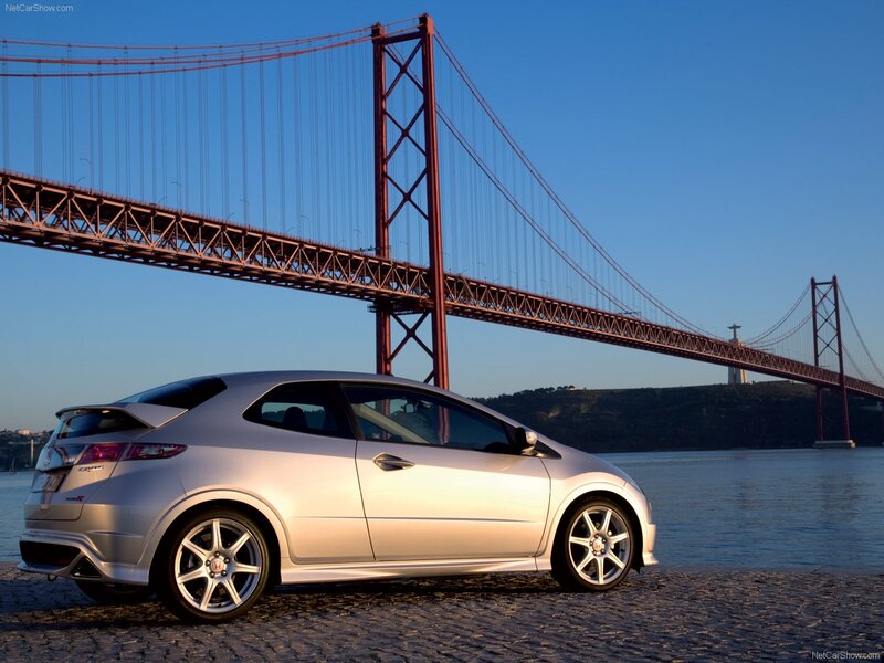 Silver Honda Civic — Dramatic