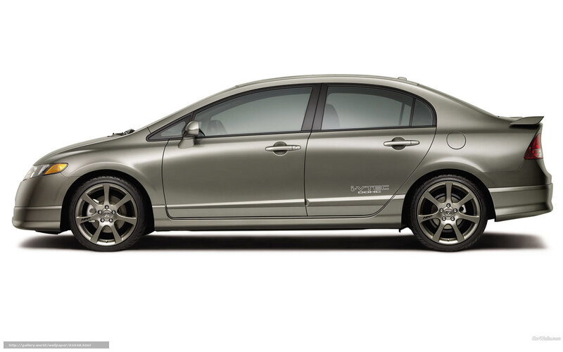 silver honda civic sedan