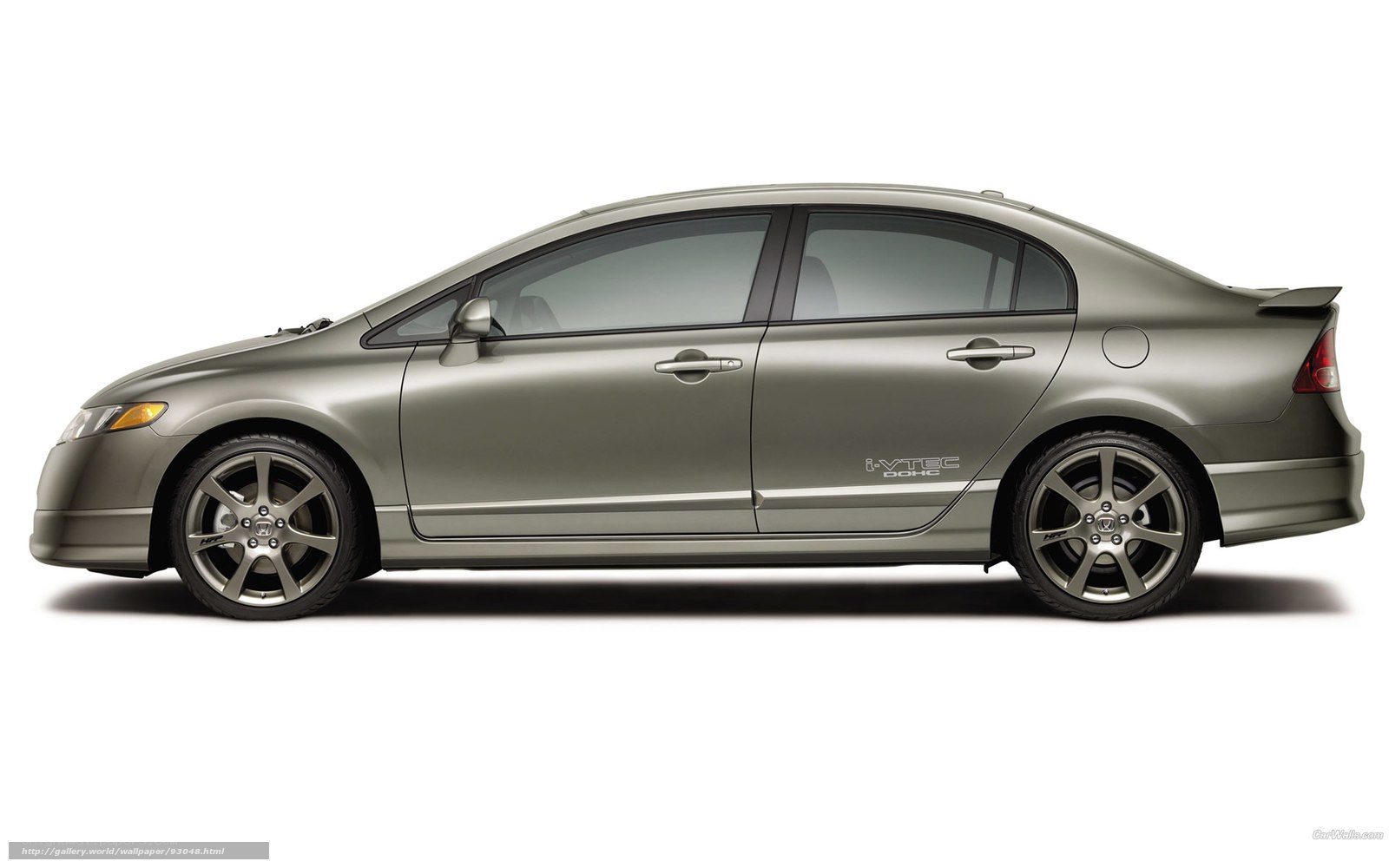 silver honda civic sedan