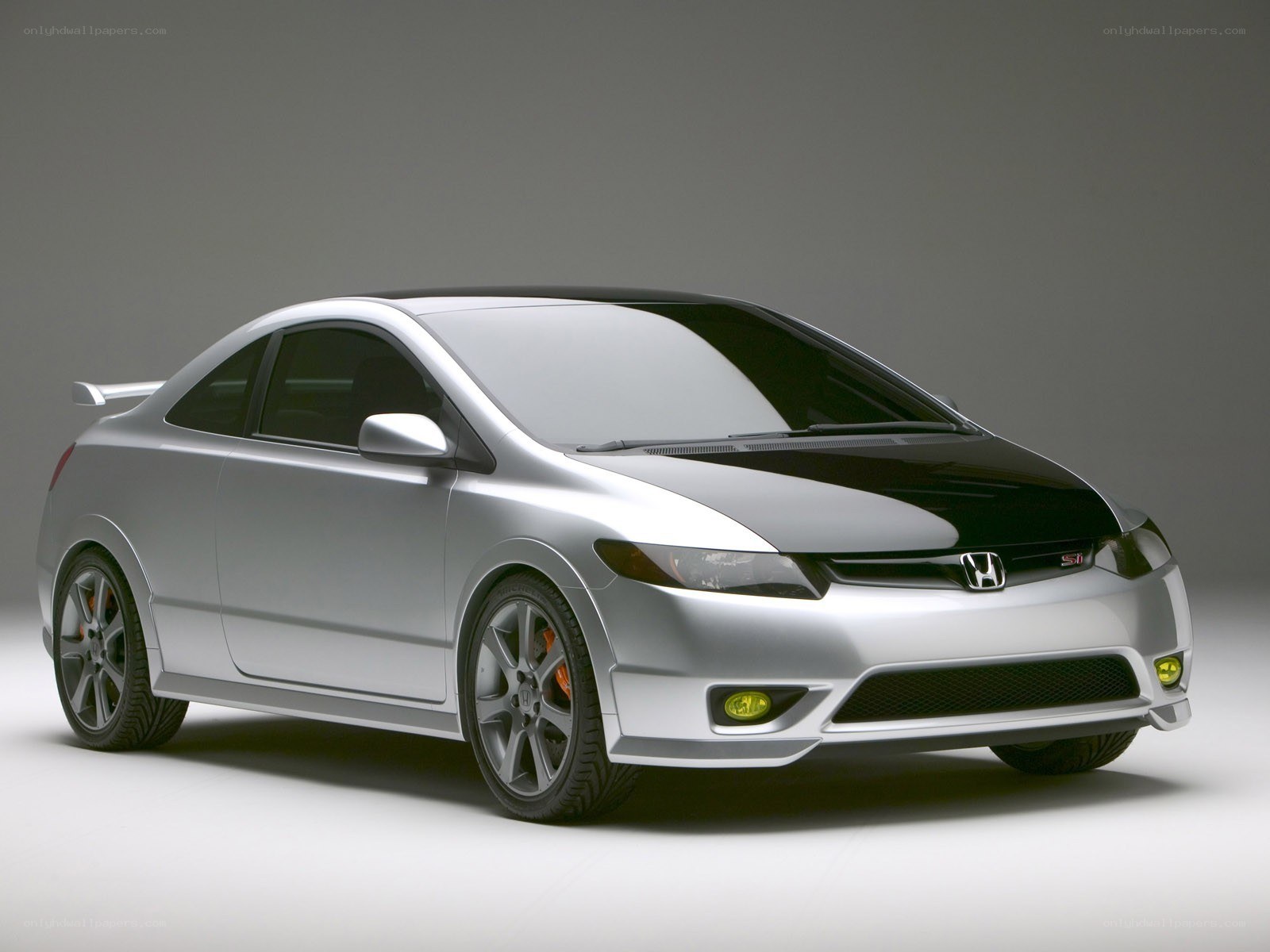 Silver Honda Civic Si Concept