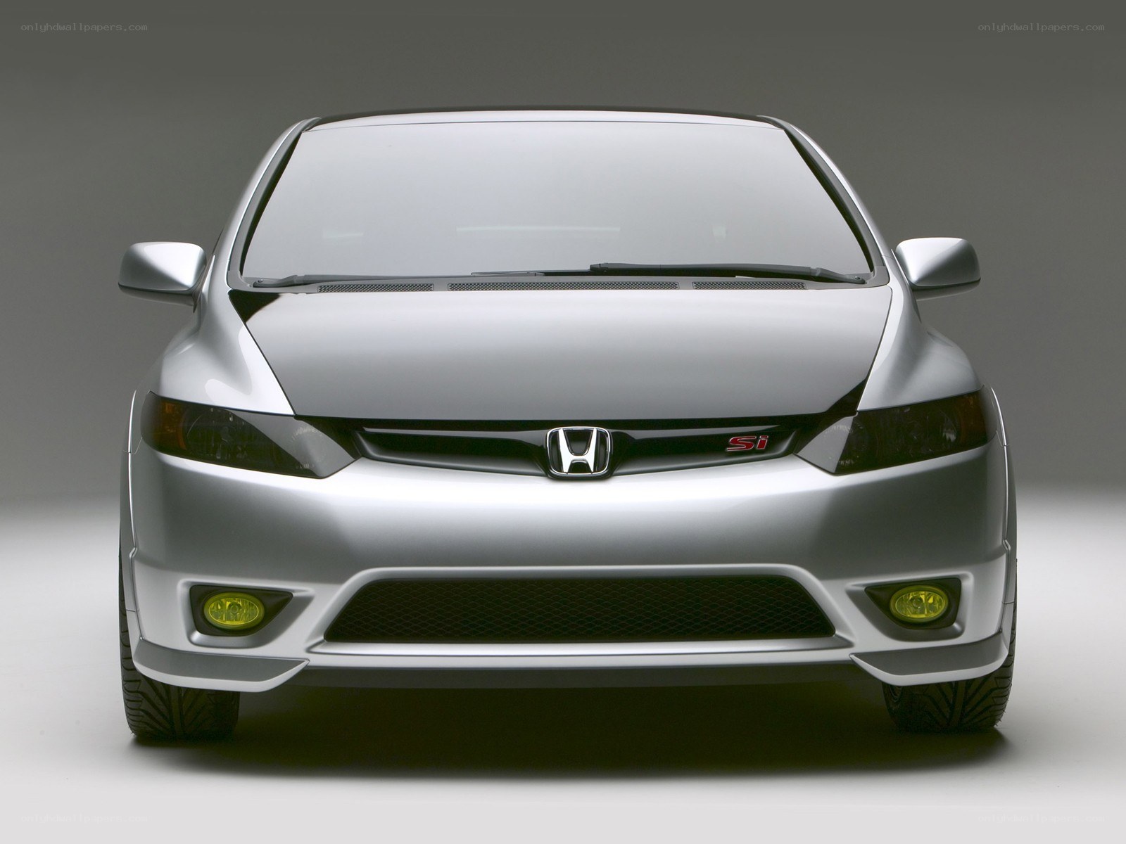 silver honda civic si concept