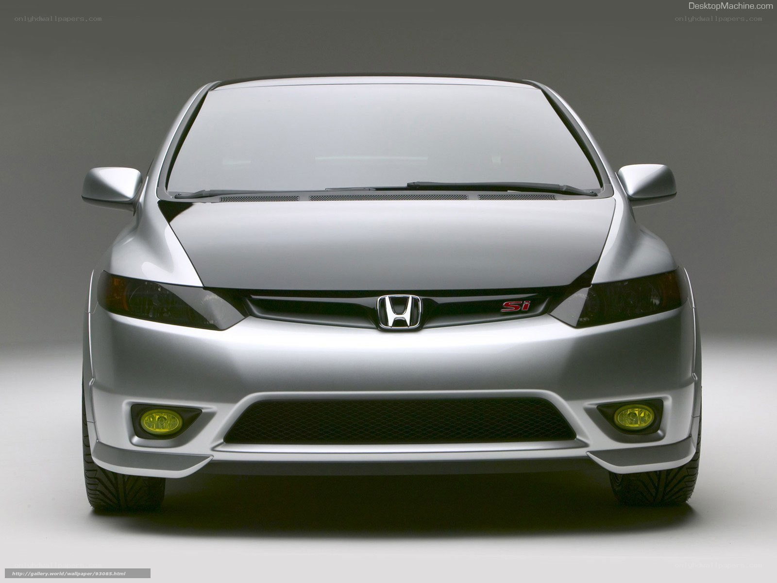 Silver Honda Civic Si Concept