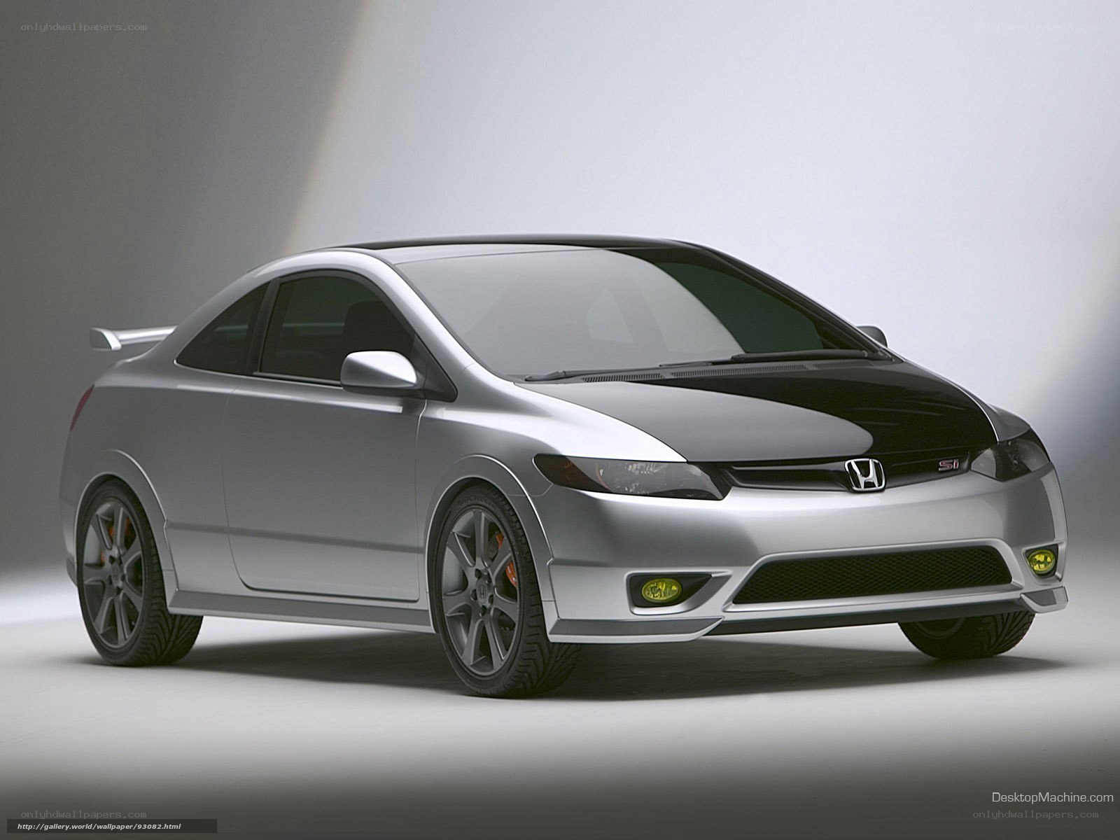 Silver Honda Civic Si Coupe