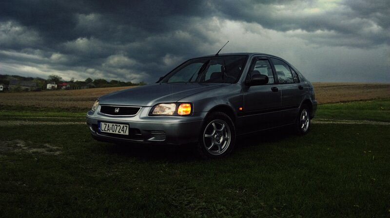 Silver Honda Civic
