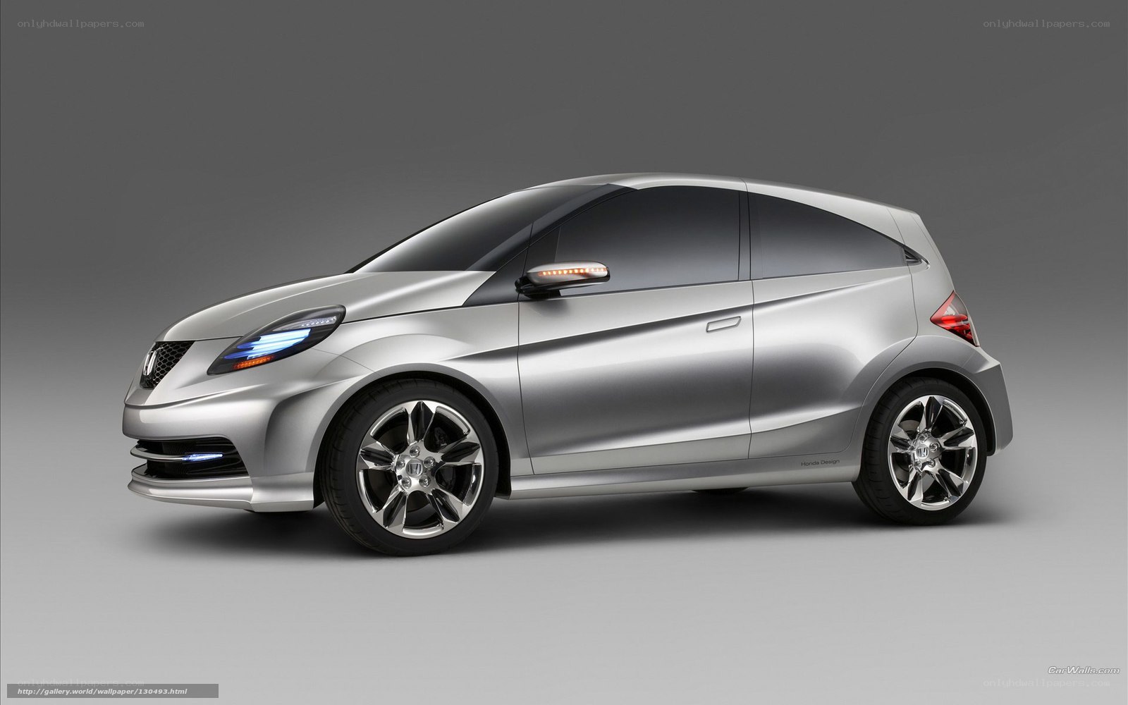 Silver Honda Concept Car