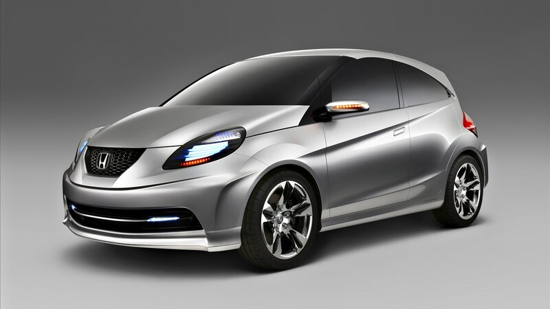 Silver Honda Concept Car