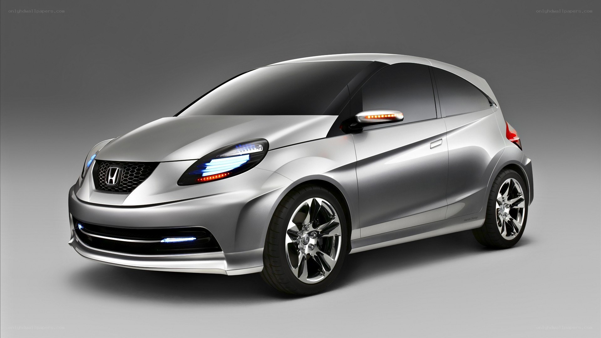 Silver Honda Concept Car
