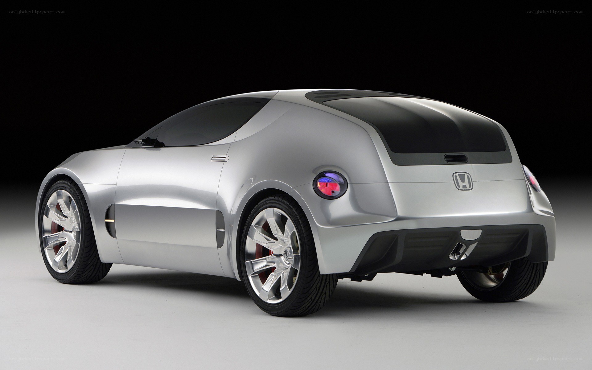 Silver Honda concept car