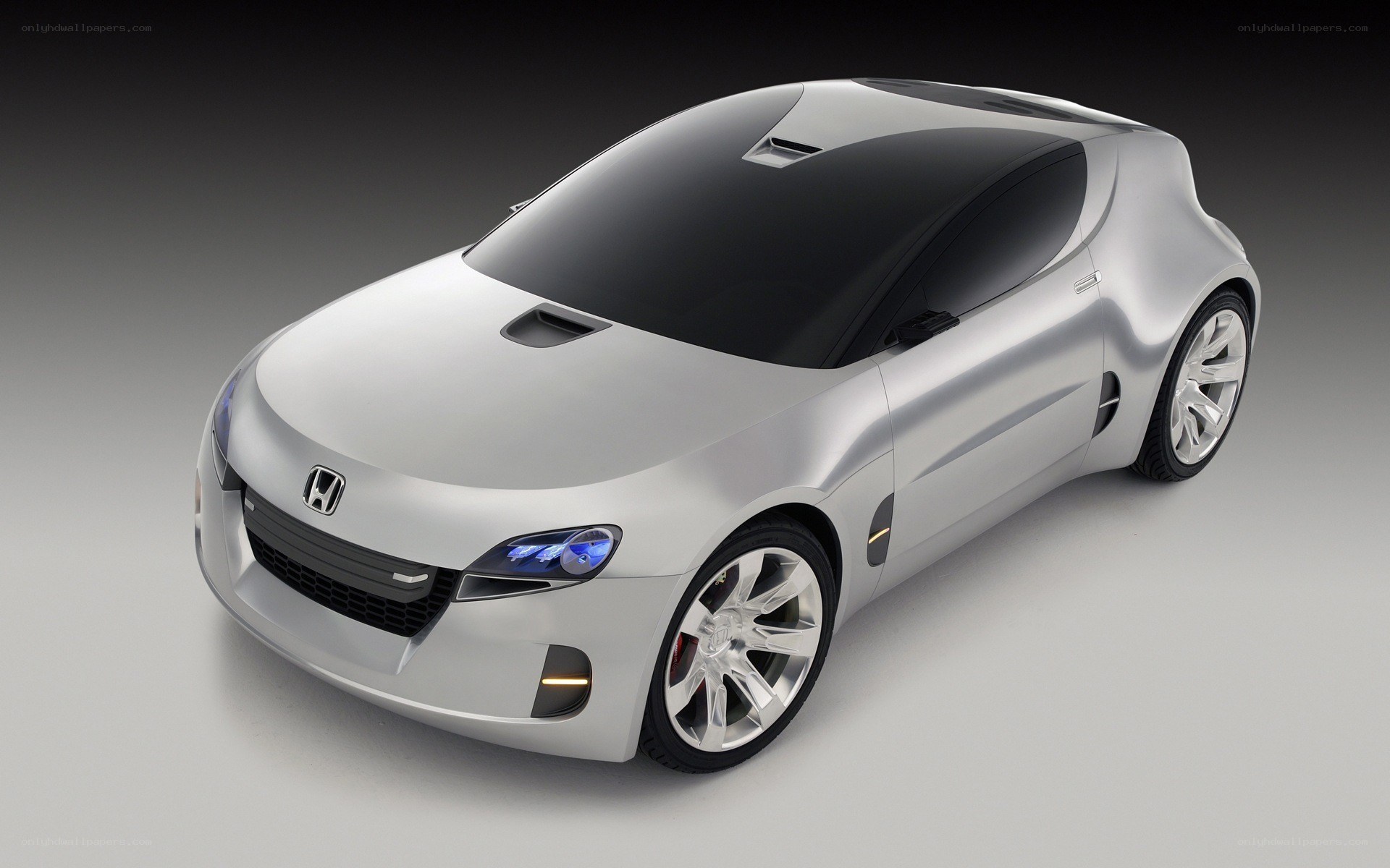 Silver Honda Concept Car