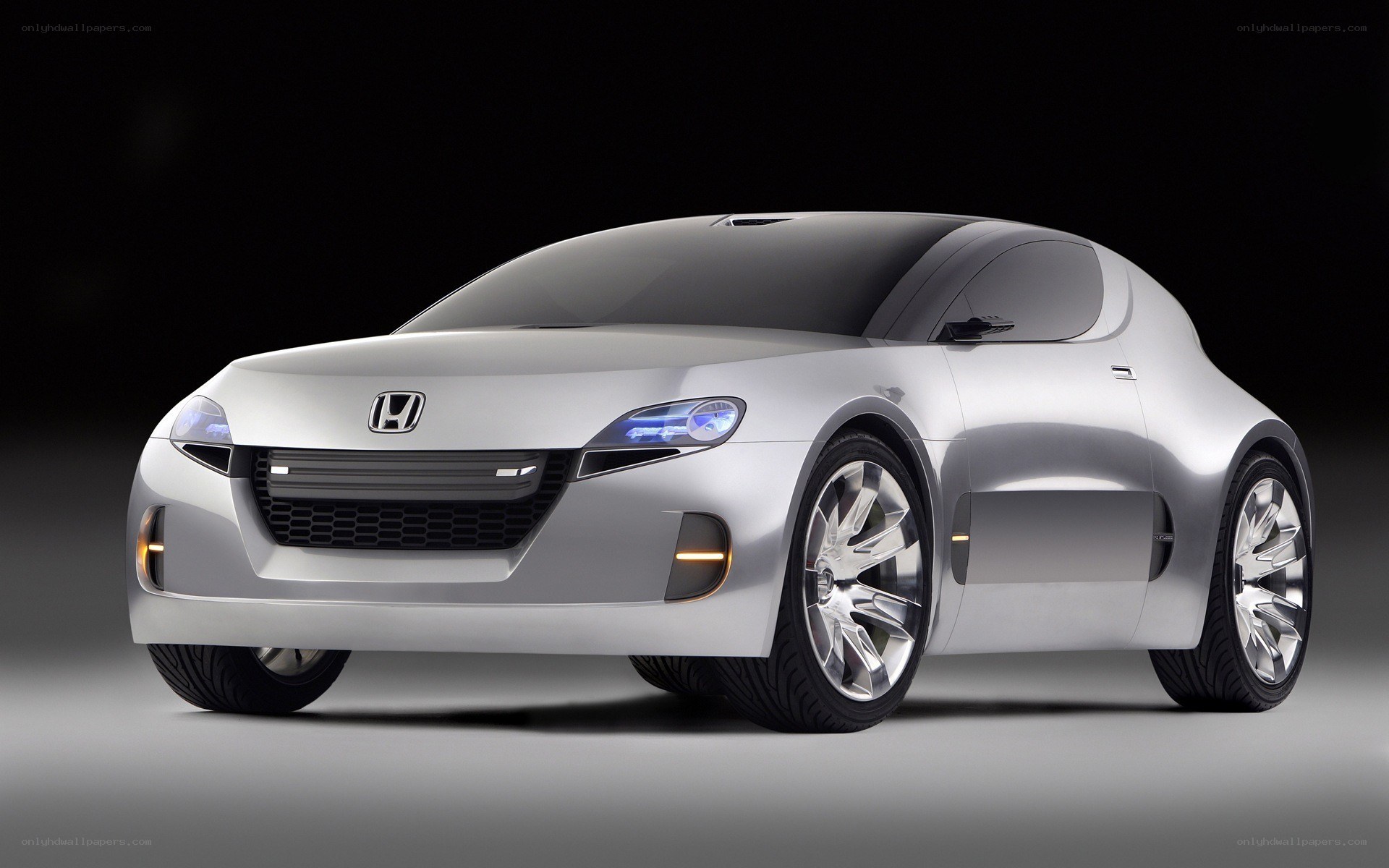 Silver Honda concept car