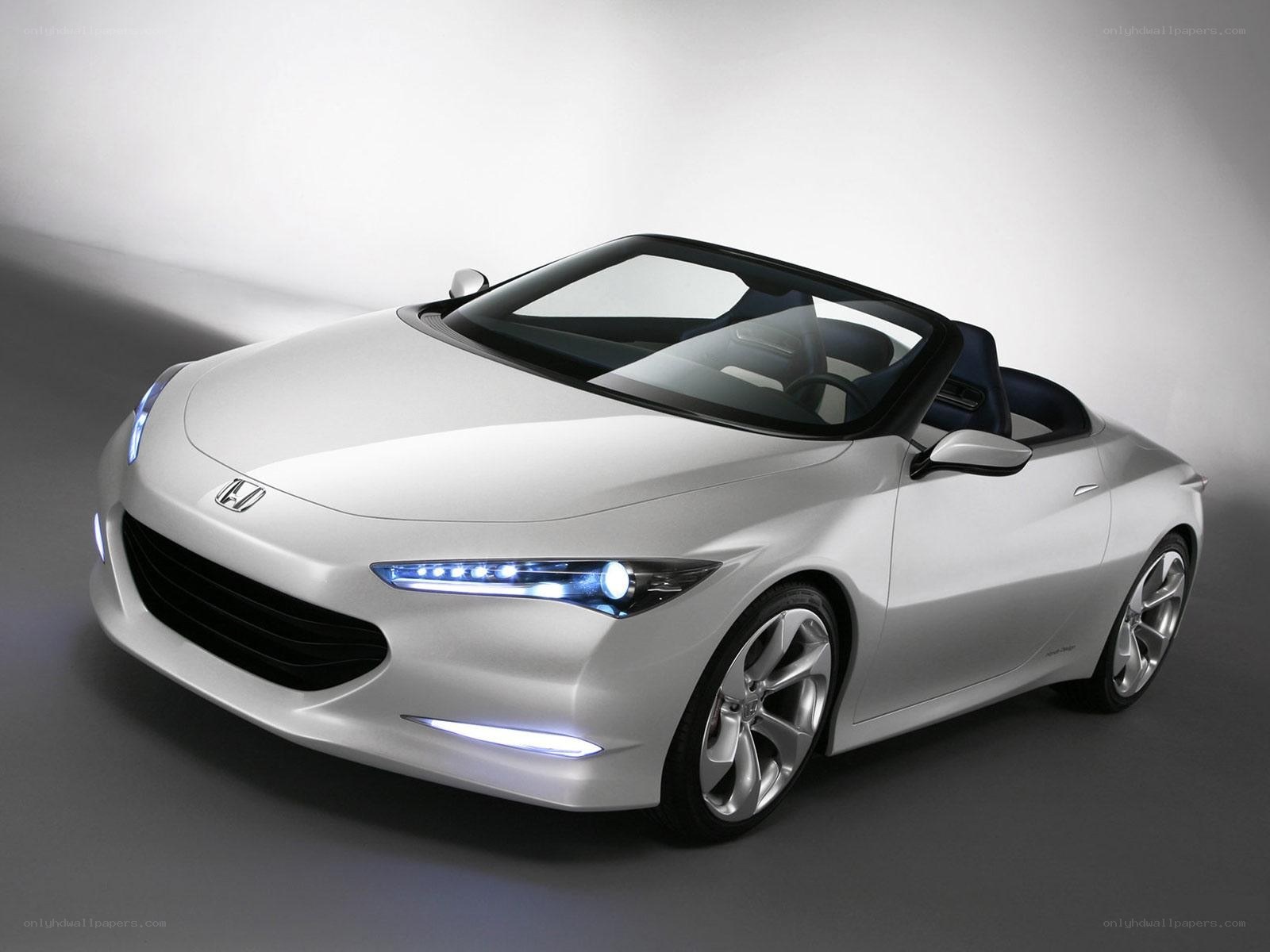 Silver Honda Concept Car