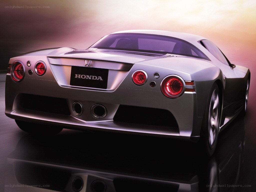 Silver Honda concept car