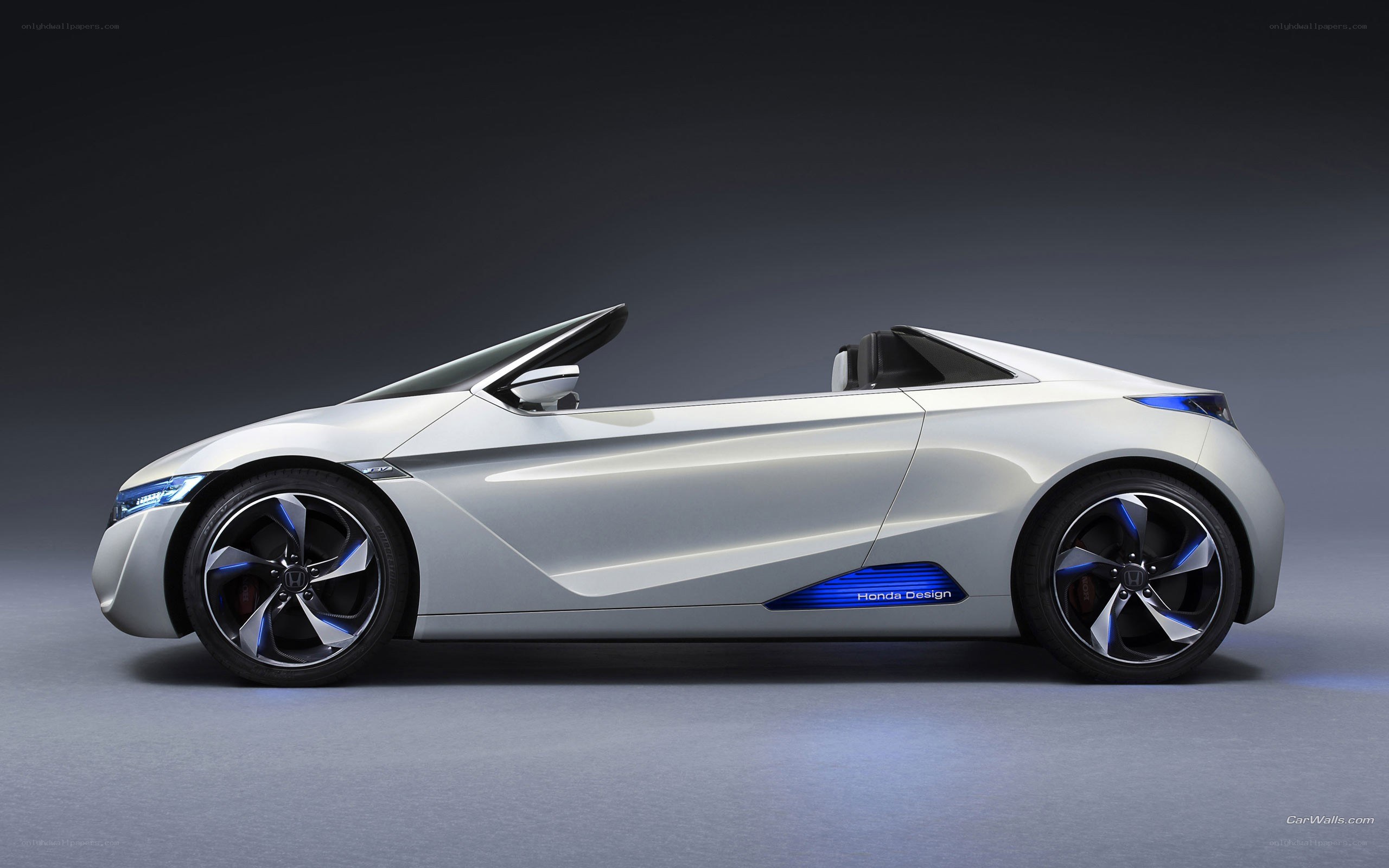 Silver Honda Concept Car