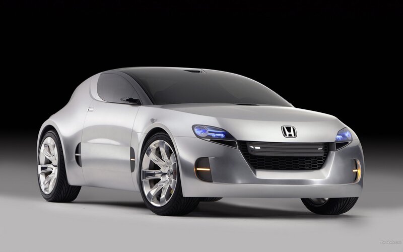 Silver Honda Concept Car