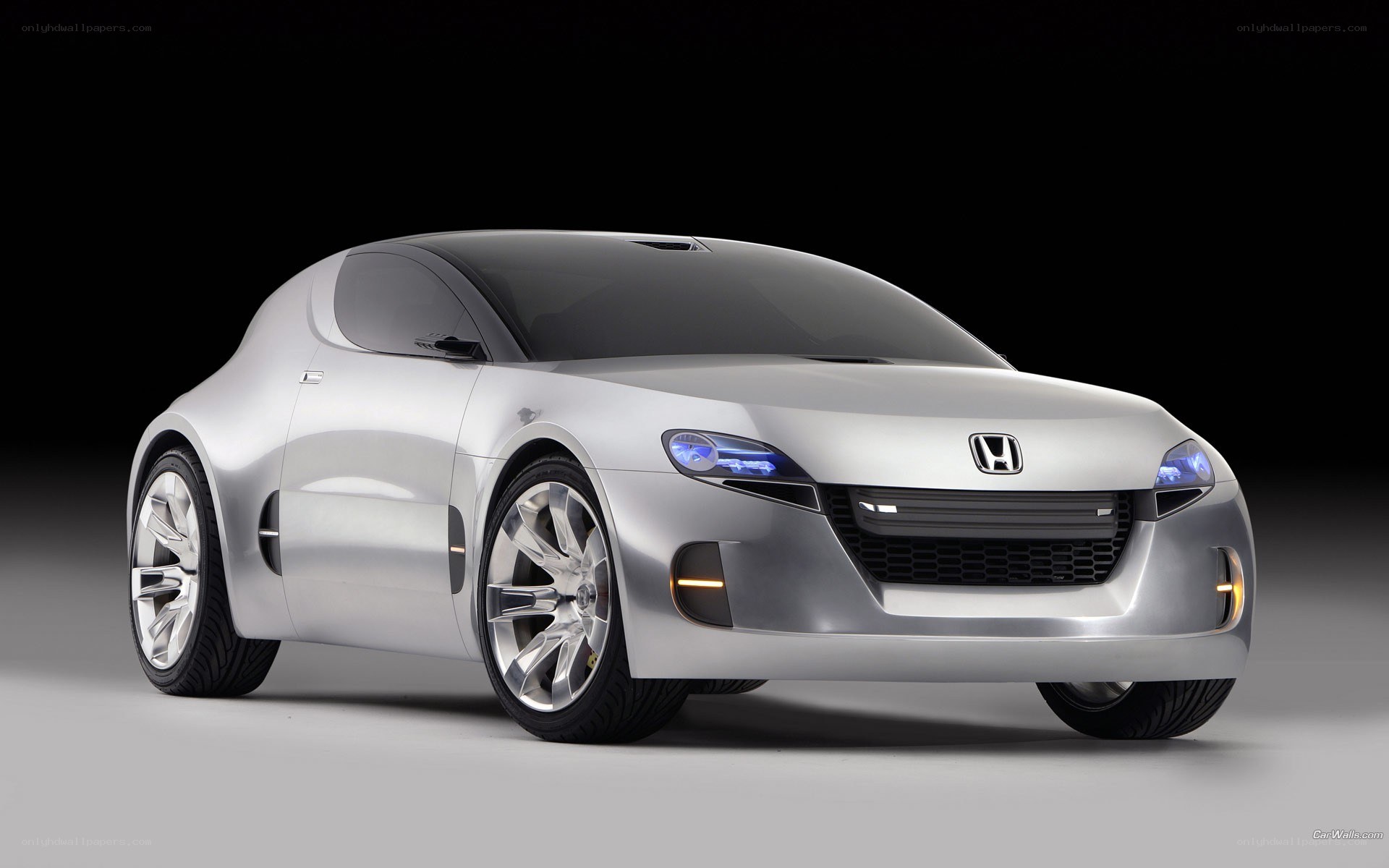 Silver Honda Concept Car