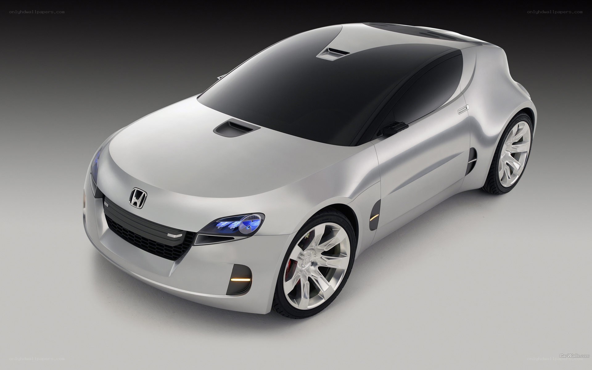 Silver Honda Concept Car