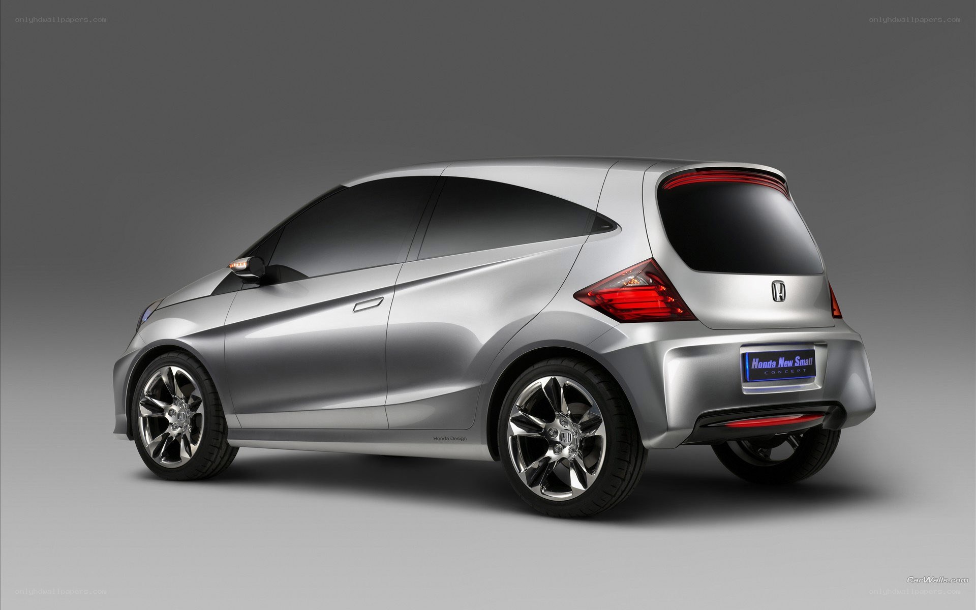 Silver Honda concept car