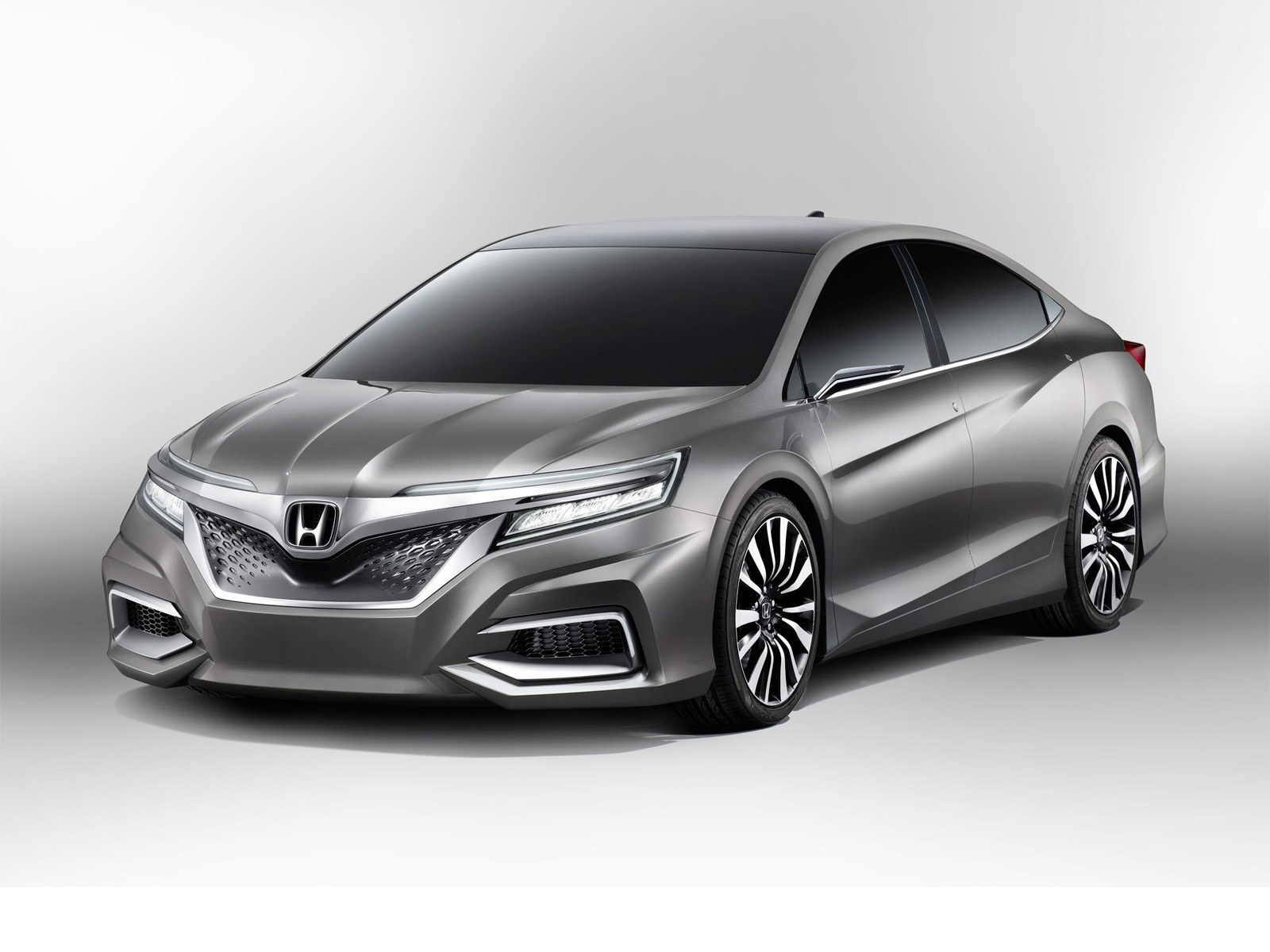 Silver Honda Concept Car