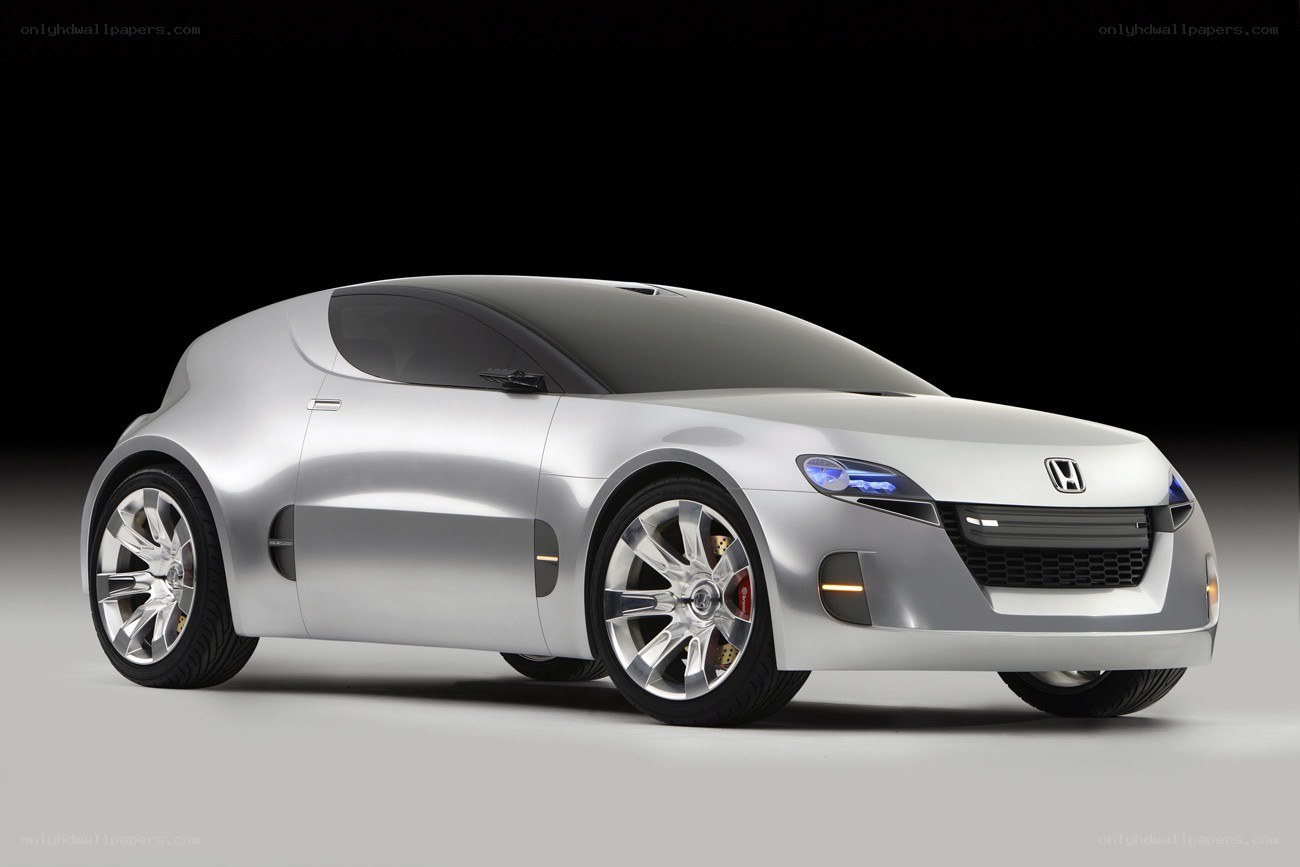 Silver Honda Concept Car