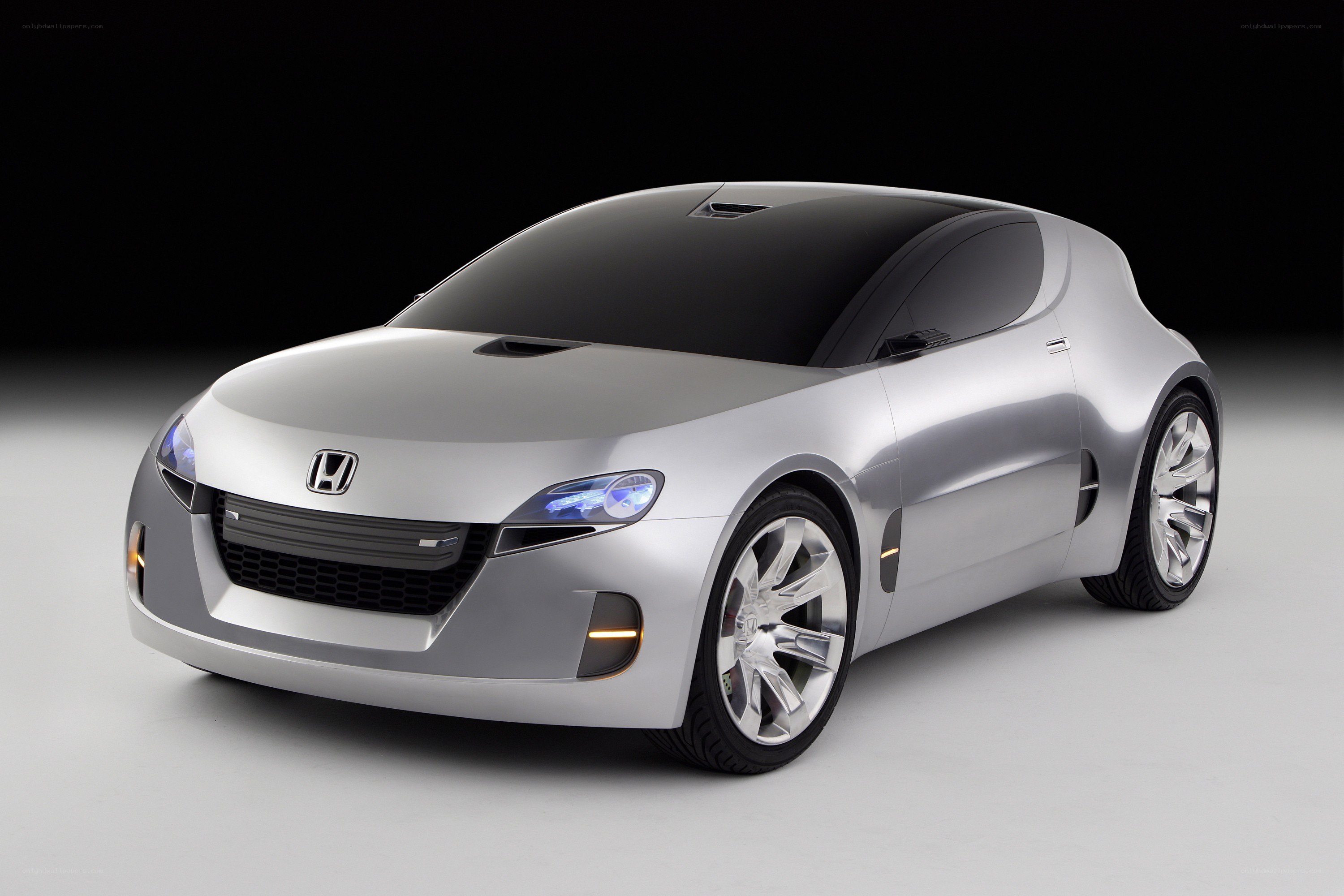 Silver Honda concept car