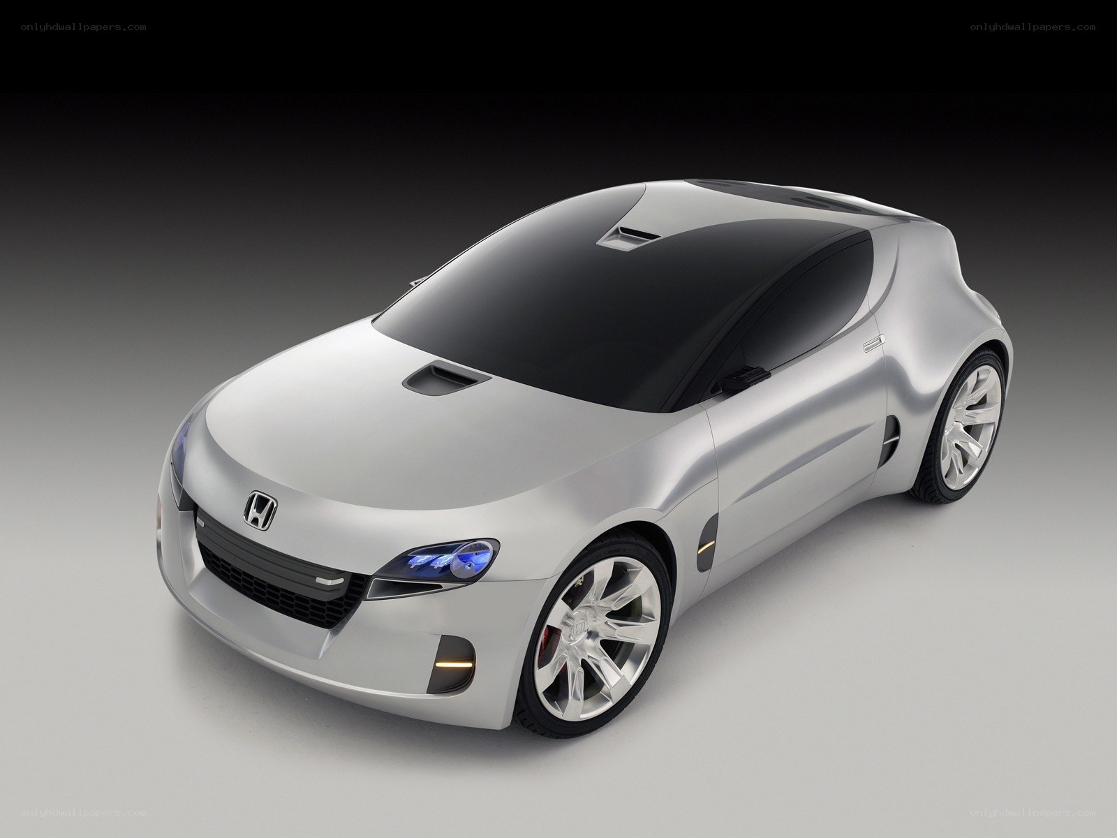Silver Honda concept car