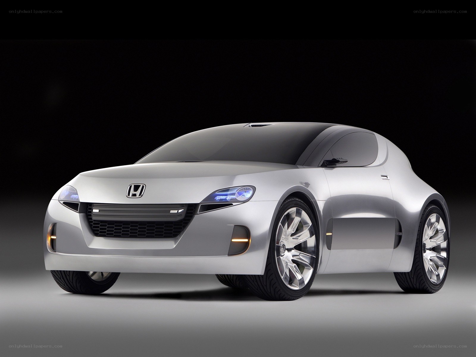 Silver Honda concept car