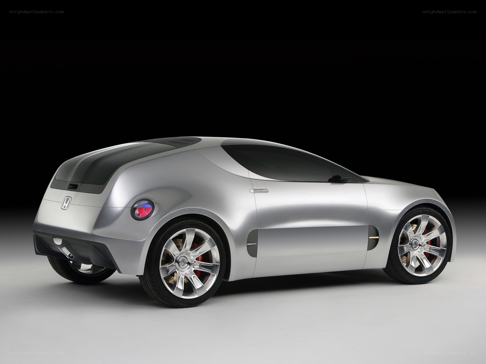 Silver Honda concept car