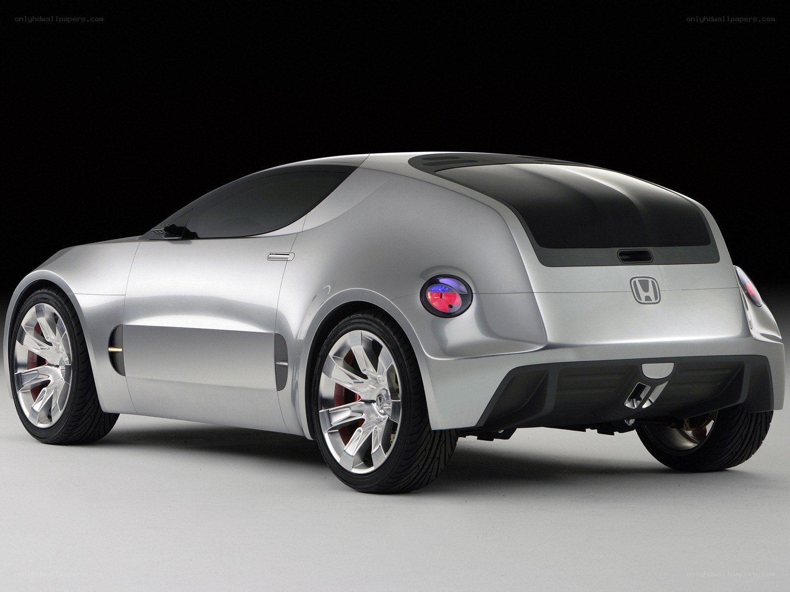 Silver Honda concept car