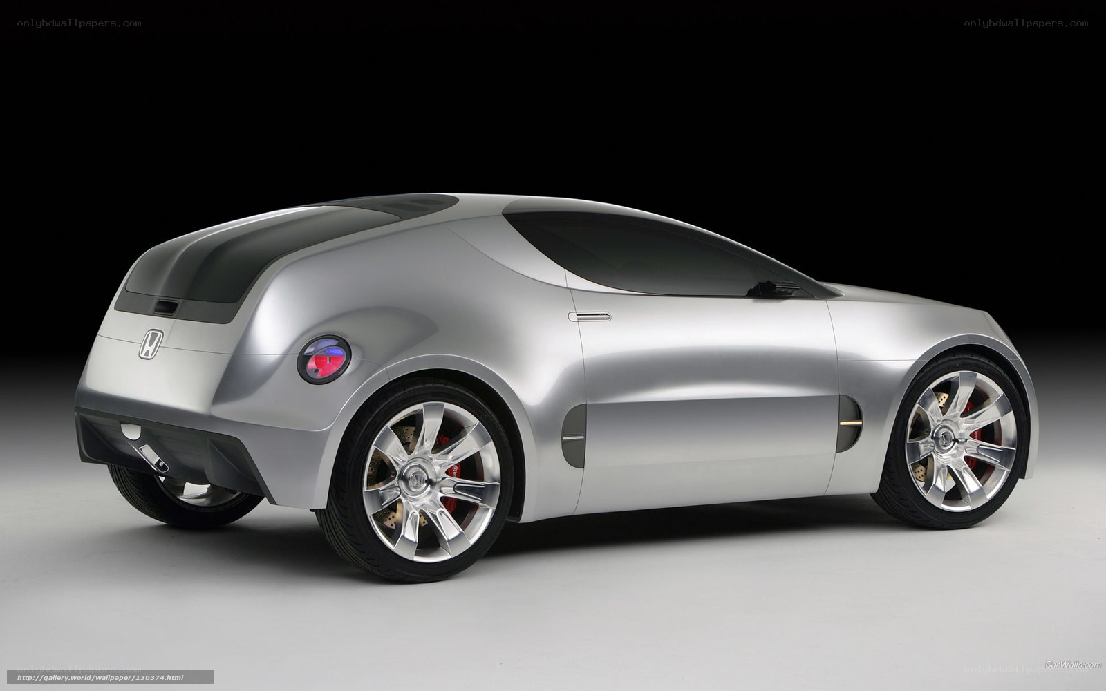 Silver Honda Concept Car